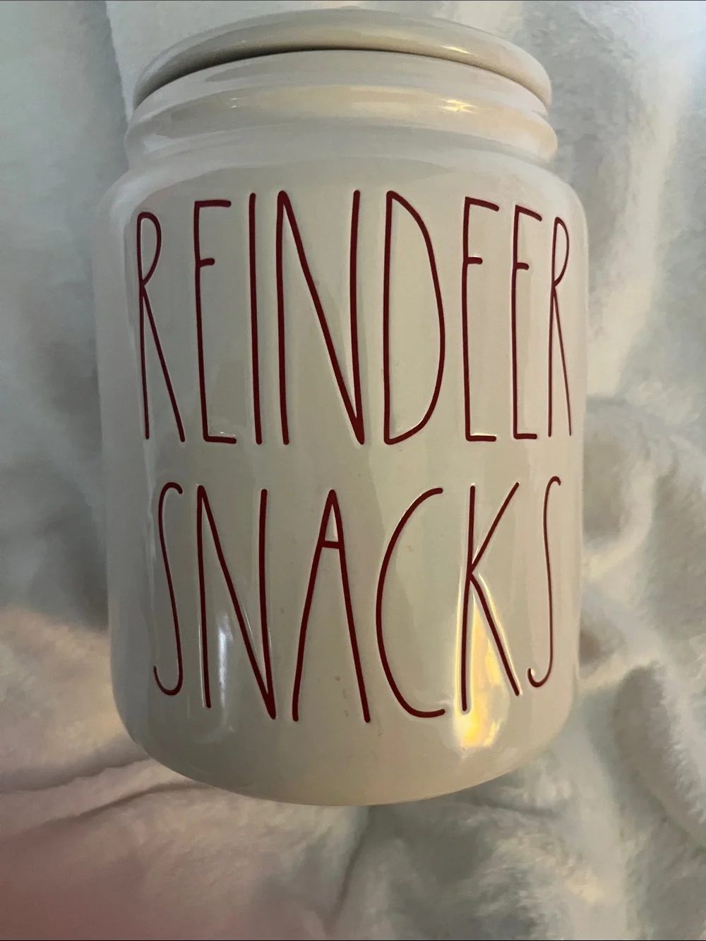 Rae Dunn Medium Holiday Cannister